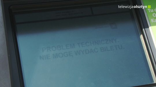 Wciąż nie działają biletomaty w Olsztynie