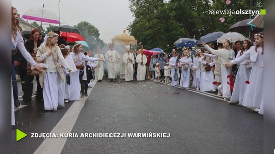 Wierni kościoła katolickiego obchodzili uroczystość Bożego Ciała