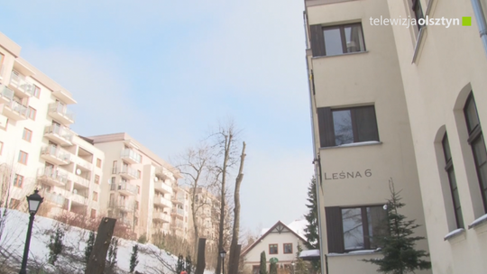 Wióry lecą przy ulicy Leśnej
