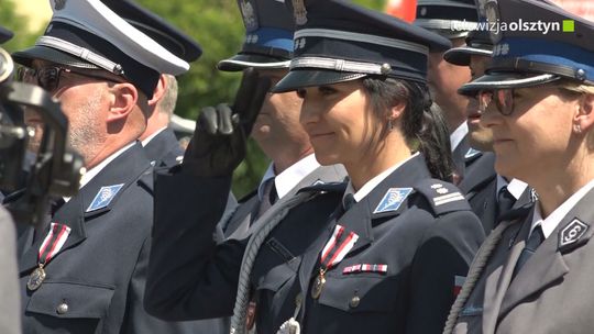 Wojewódzkie obchody święta policji w Olsztynie