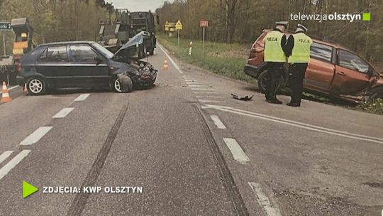 Wypadek między Piszem a Jeżami.