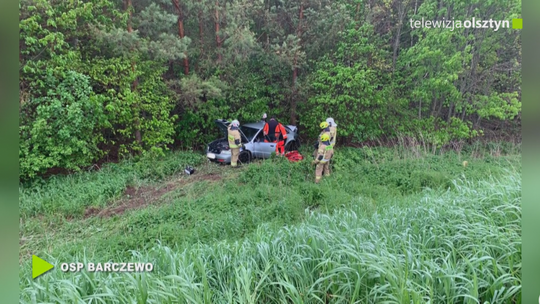 Wypadek na drodze wojewódzkiej nr 595 
