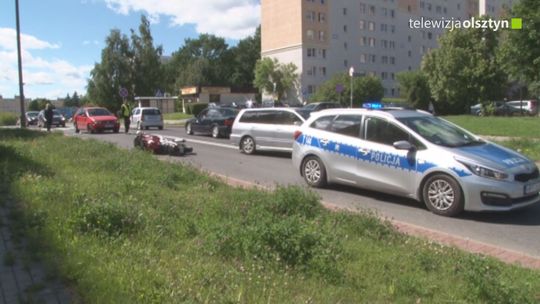 Wypadek na olsztyńskich Nagórkach