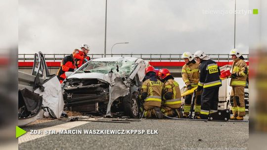 Wypadek na trasie S61 Ełk – Suwałki