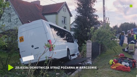 Wypadek szkolnego busa