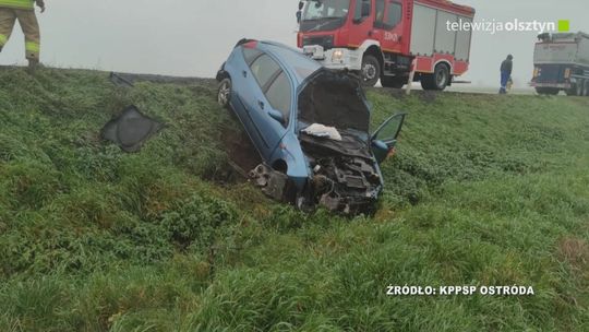 Wypadek w okolicy miejscowości Lipowo