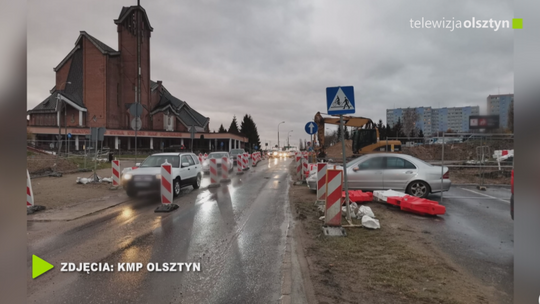 Wypadek z udziałem pieszego w Olsztynie