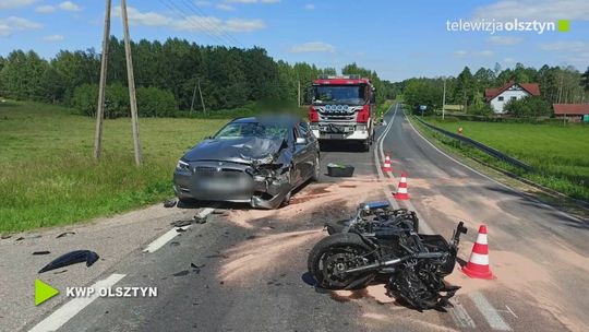 Wypadki z udziałem motocyklistów