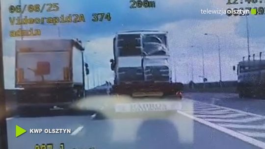 Wyścig słoni na S7 – wysoki mandat dla kierowcy