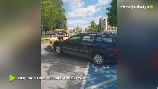 Zajął „kopertę” bez uprawnień. Pojazd trafił na parking depozytowy