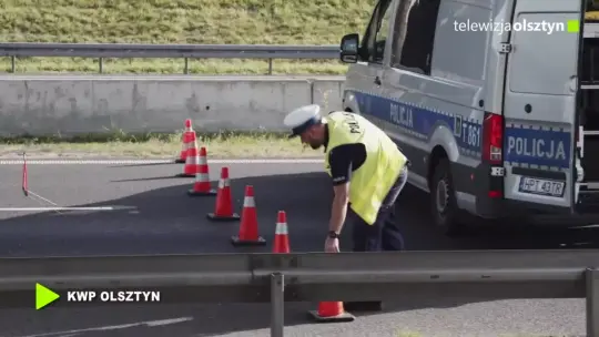 Zator na ekspresówce — sprawdzian gotowości służb