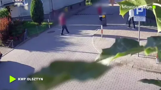 Zdemolował szlaban