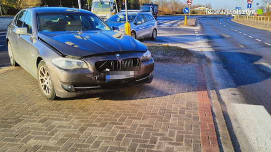 Zderzenie dwóch aut na ul. Sielskiej w Olsztynie