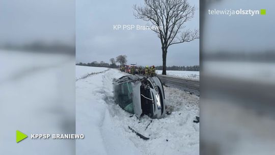 Zderzenie dwóch pojazdów osobowych