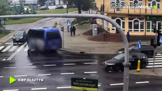 Zderzenie hulajnogi z busem