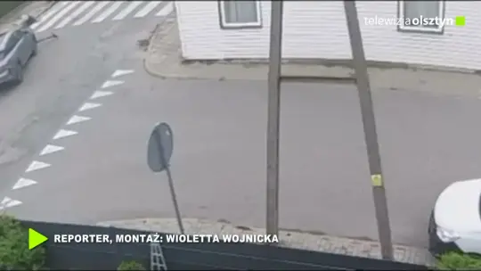 Zderzenie hulajnogi z samochodem