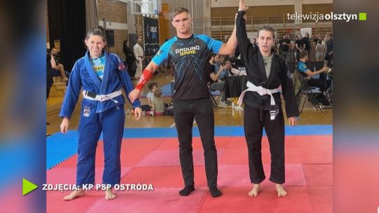 Złota medalistka Mistrzostw Polski służb mundurowych w brazylijskim jiu jitsu