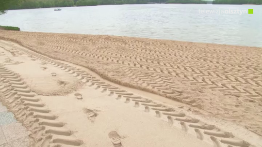 Znikający piasek w Olsztynie