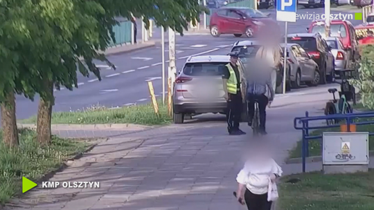 Zygzakiem prosto w ręce policji