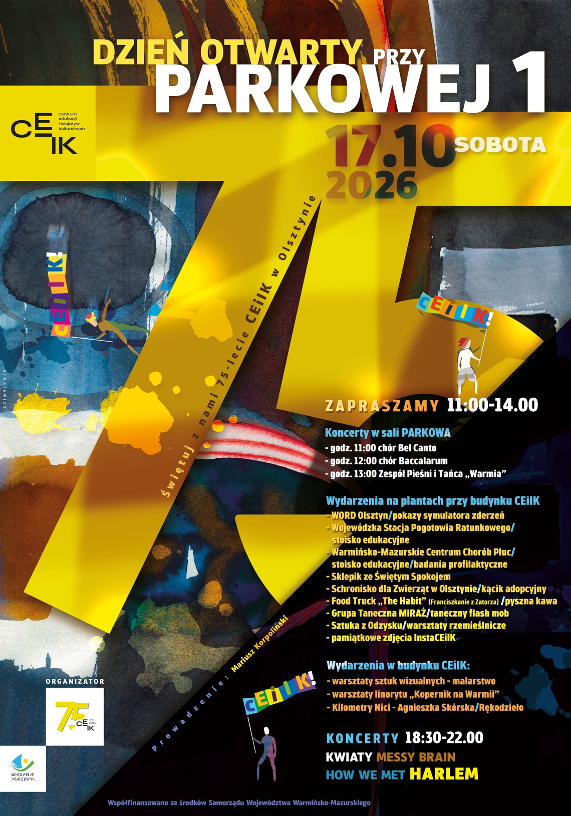 17.10.2026 - Dzień Otwarty przy Parkowej 1 – świętujemy 75-lecie CEiIK!