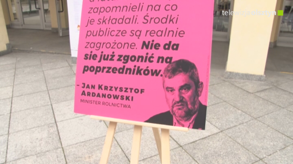 Briefing prasowy posłanki Urszuli Pasławskiej