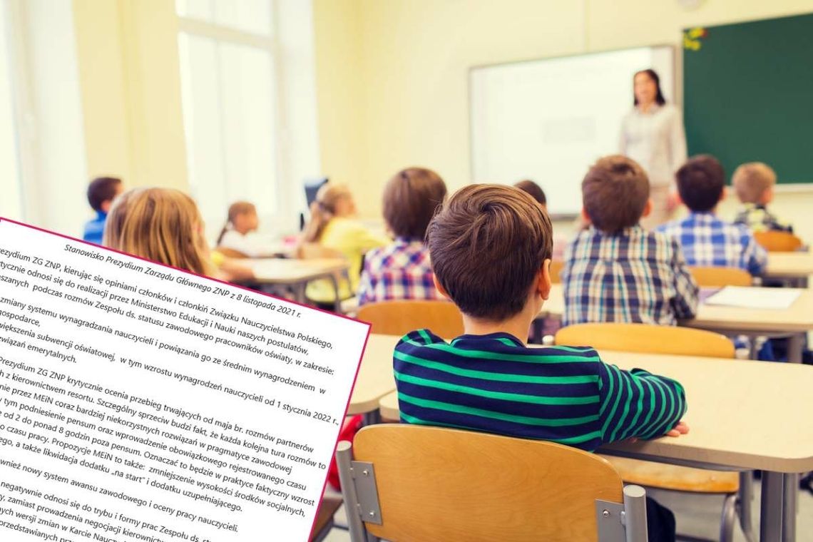 Dzieci nie pójdą do szkół? Nauczyciele dają Czarnkowi kilka dni Dzieci nie pójdą do szkół? Nauczyciele dają Czarnkowi kilka dni