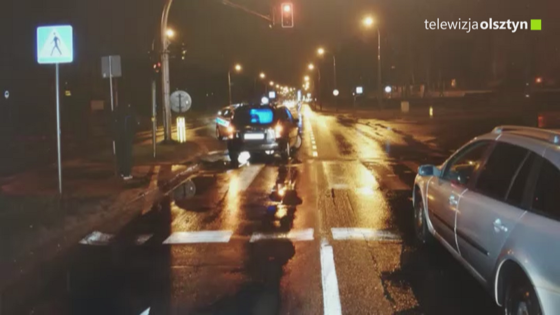 Kolejne potrącenia pieszych w Olsztynie