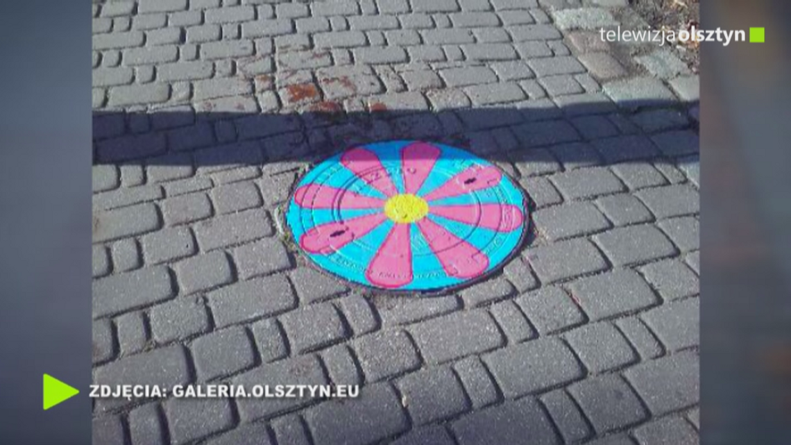 Kolorowe studzienki w Olsztynie