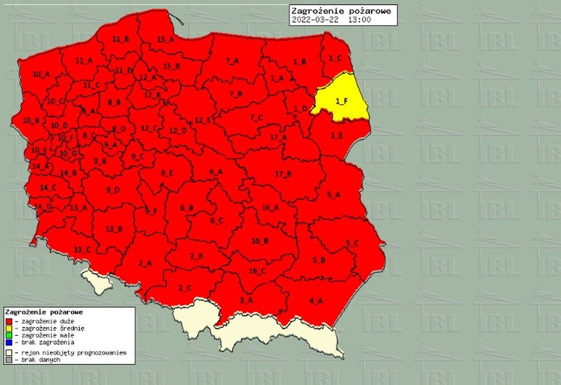 Lasy w całej Polsce z największym stopniem zagrożenia pożarowego! [ARTYKUŁ]