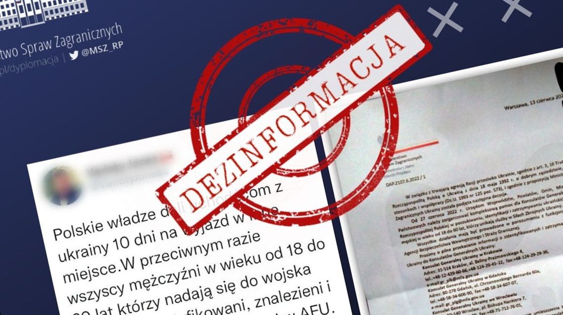 MSZ ostrzega: informacje o deportacji Ukraińców to fake news [ARTYKUŁ]