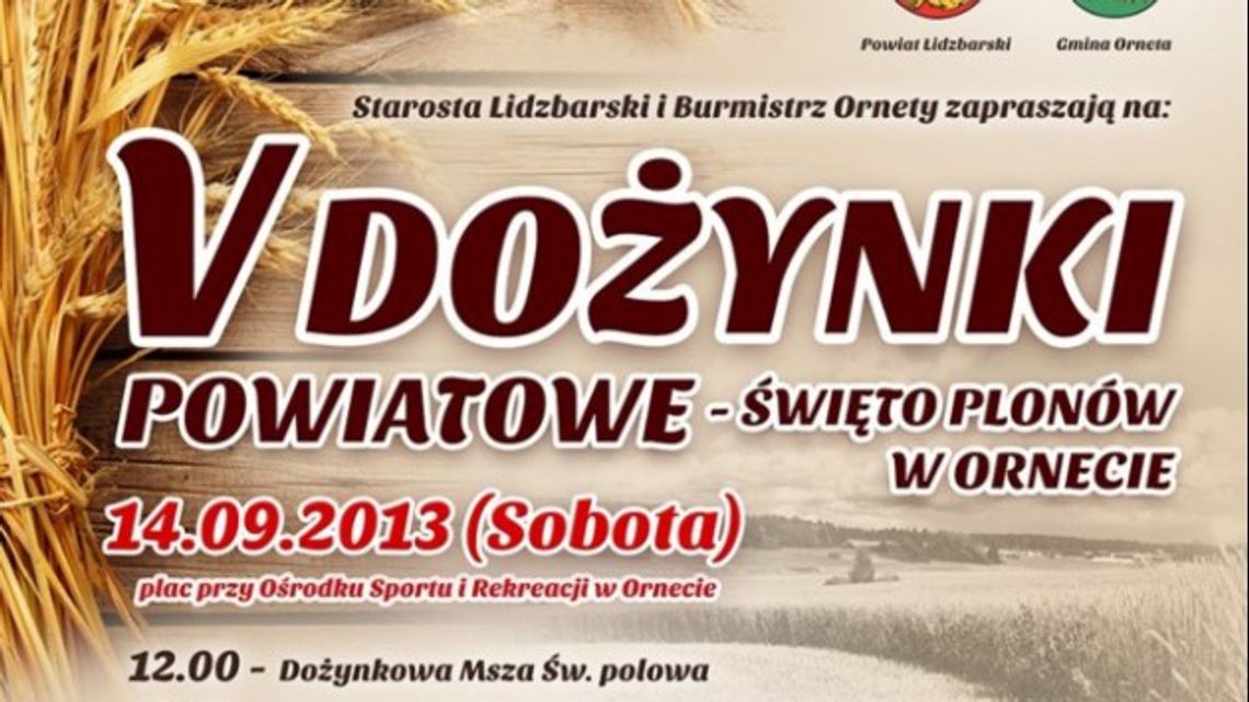 Święto Plonów powiatu lidzbarskiego