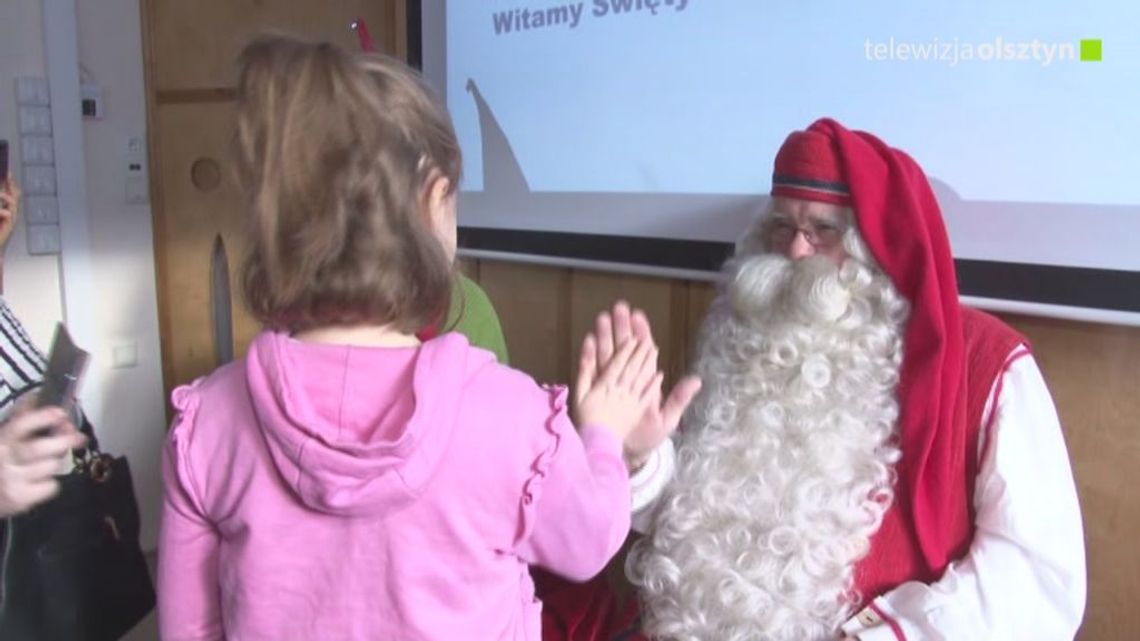 Święty Mikołaj odwiedził dzieciaki w Olsztynie