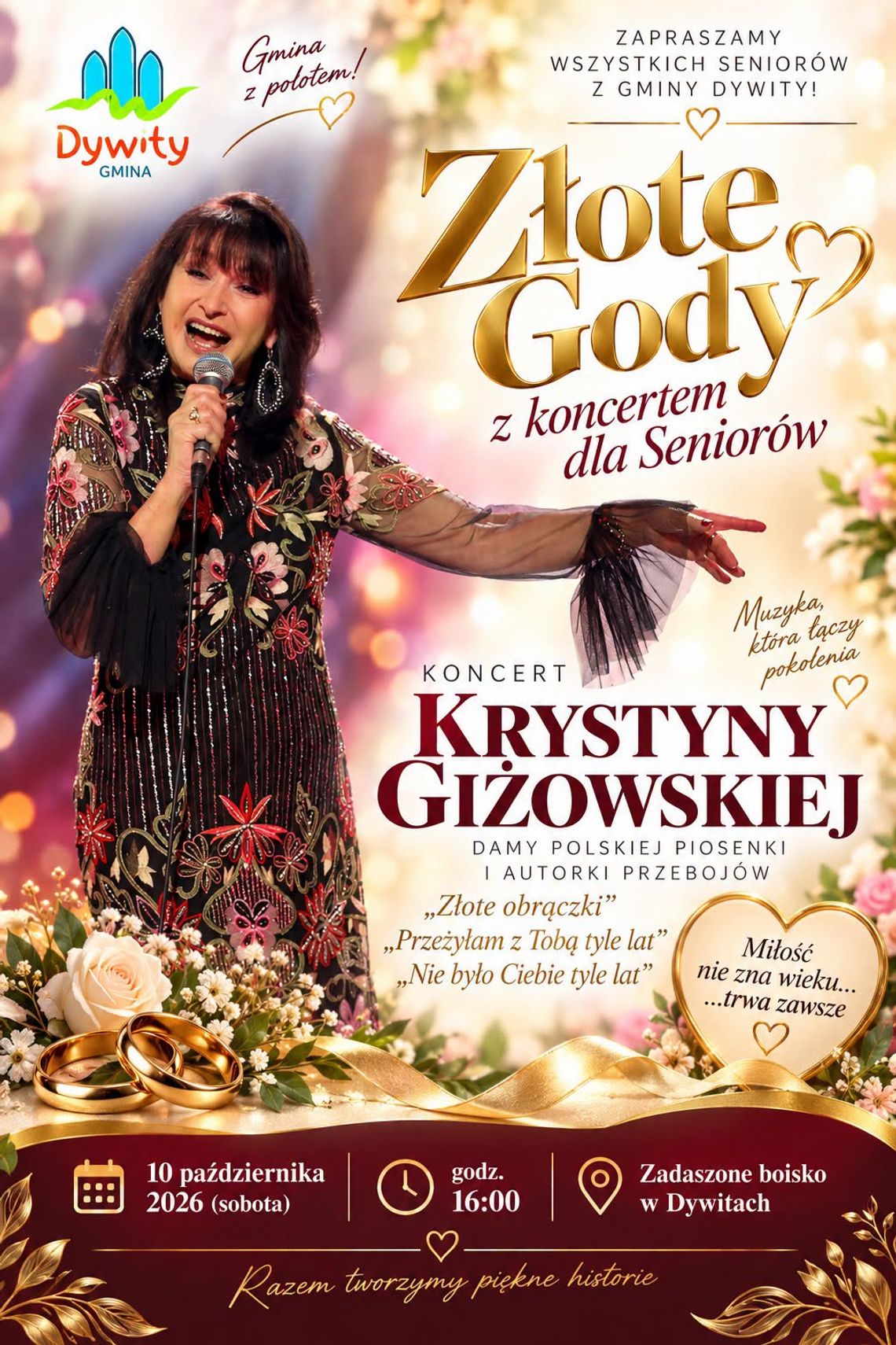 Szykuje się wzruszające i piękne wydarzenie dla par, które obchodziły w ciągu dwóch ostatnich lat Złote Gody oraz seniorów z Gmina Dywity Szykuje się wzruszające i piękne wydarzenie dla par, które obchodziły w ciągu dwóch ostatnich lat Złote Gody oraz seniorów z Gmina Dywity