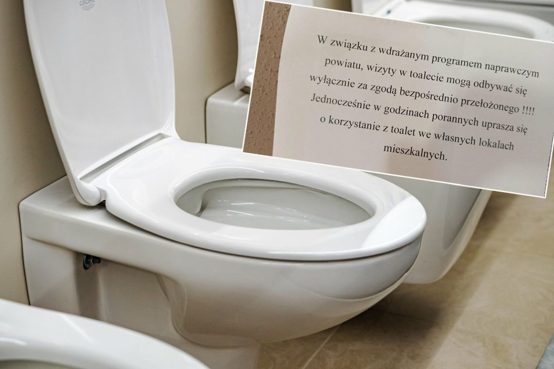 To nie żart. W urzędzie można skorzystać z toalety tylko „za zgodą przełożonego” [ARTYKUŁ]