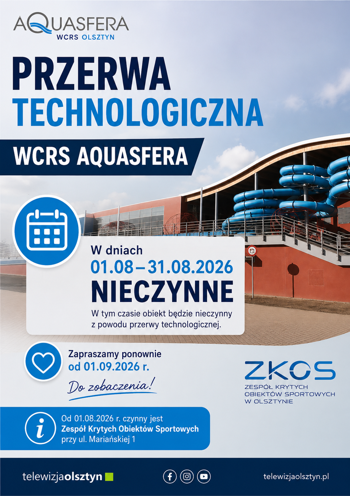 Ważna informacja dla klientów WCRS Aquasfera!