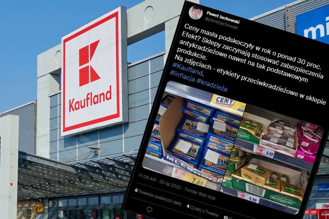 Zabezpieczenia na kostkach masła. Tak Kaufland odstrasza złodziei [ARTYKUŁ]