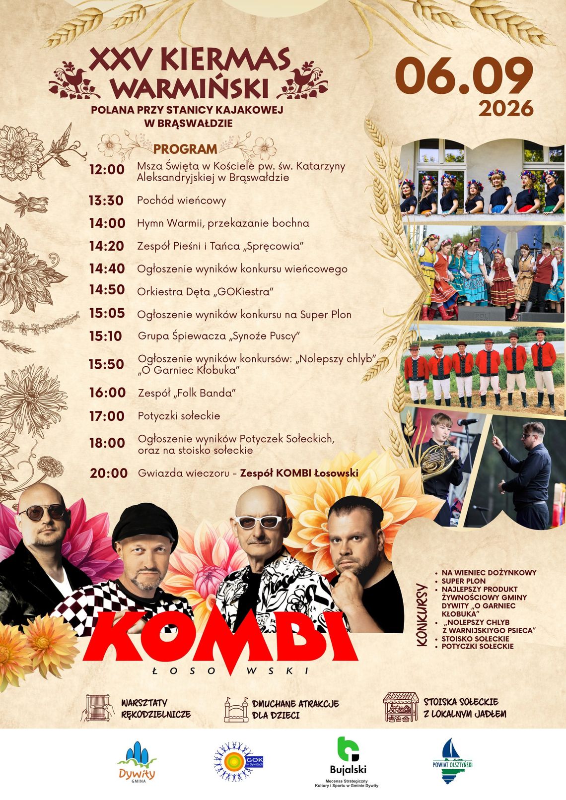 Zapraszamy na Kiermas Warmiński w Brąswałdzie